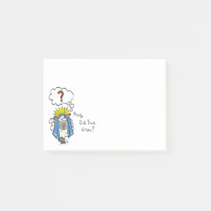 Funny Christian Christmas Cute Sheep Post-it Notes