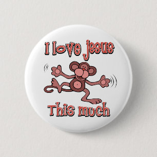 Funny Christian design Pinback Button