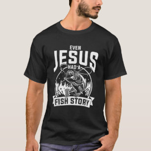 Funny Christian Fisherman Jesus Bible Prayer Gift  T-Shirt