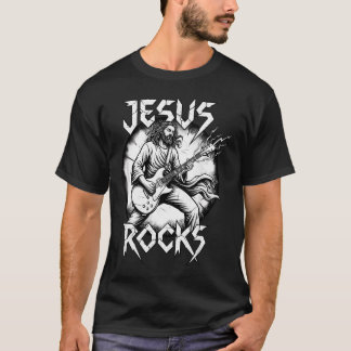 Funny Christian Guitarist Jesus T-Shirt