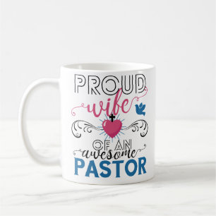 Funny Christian Pastor Proud Loving Wife Mug
