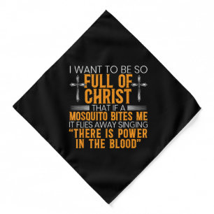 Funny Christian Religious Servant Of God Faithful  Bandana