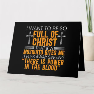 Funny Christian Religious Servant Of God Faithful  Card