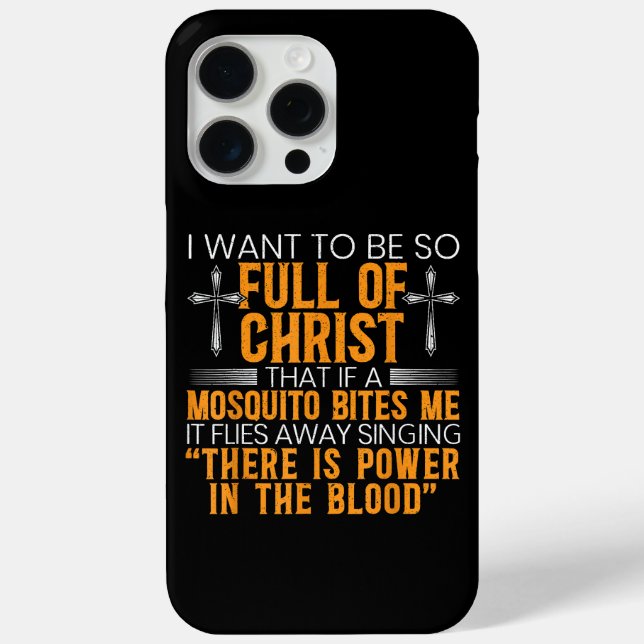 Funny Christian Religious Servant Of God Faithful  Case-Mate iPhone Case (Back)