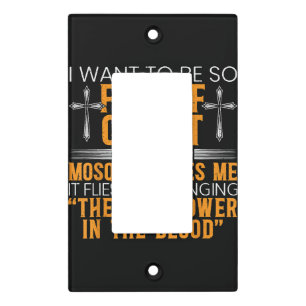 Funny Christian Religious Servant Of God Faithful  Light Switch Cover