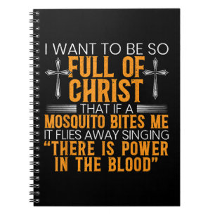 Funny Christian Religious Servant Of God Faithful Notebook