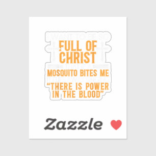 Funny Christian Religious Servant Of God Faithful  Sticker