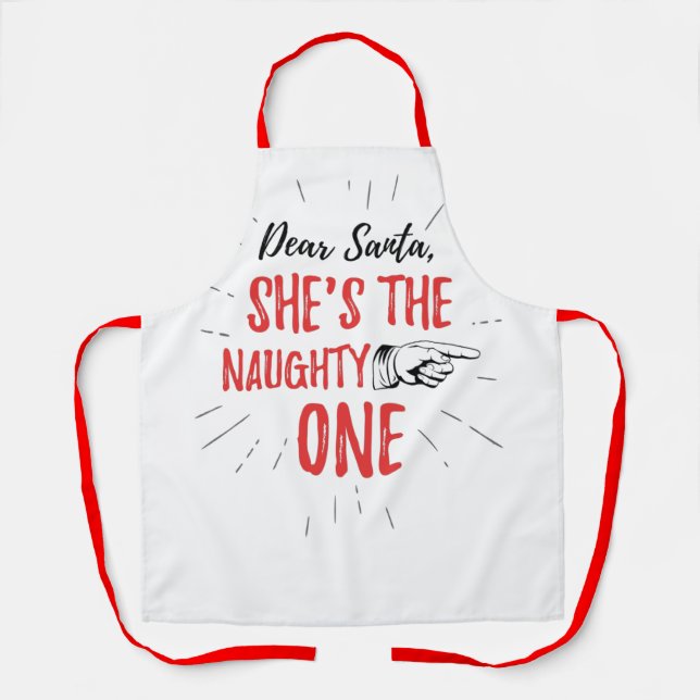Funny Christmas 2020 Dear Santa Apron (Front)