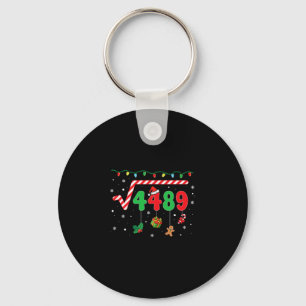 Funny Christmas 6 7 Math Teacher 67 Meme Square Ro Keychain