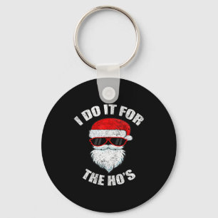 Funny Christmas Adult Naughty Dirty Pajama, Ho Pj, Keychain