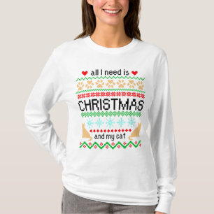 Funny Christmas and My Cat Ugly Sweater