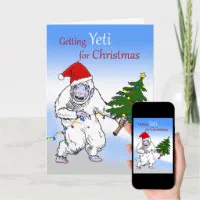 Is it Christmas Yeti? Holiday Card