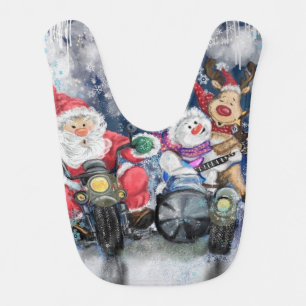 Funny Christmas Baby Bib