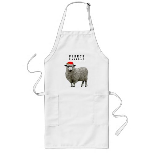 Funny Christmas Baking Long Apron