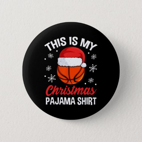 Funny Christmas Basketball Ball Pajama Pj Outfit M Button