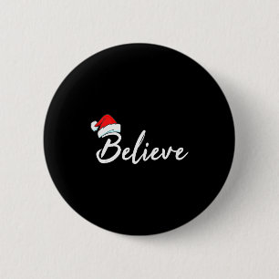 Funny Christmas Believe Santa Pajama Outfit Men &a Button