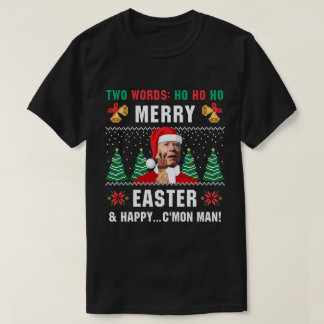 Funny Christmas Biden Merry Easter Ugly Sweater