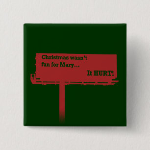 Funny Christmas Billboard button