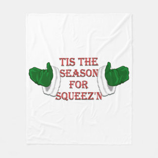 Funny Christmas Blanket Holiday Fleece Blanket