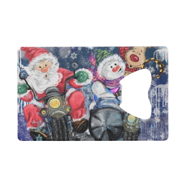 Funny Christmas Bottle Opener (Front (Horizontal))