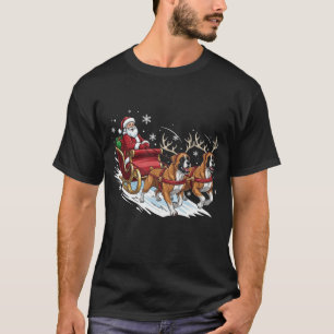 Funny Christmas Boxer Dogs Lover Xmas T-Shirt