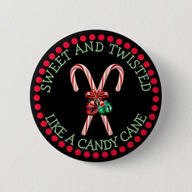 Funny Christmas Button (Front)