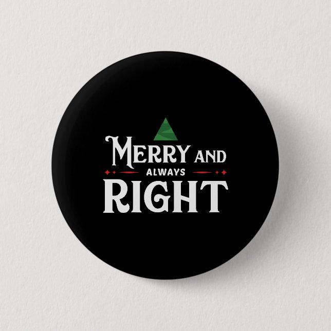 Funny Christmas      Button (Front)