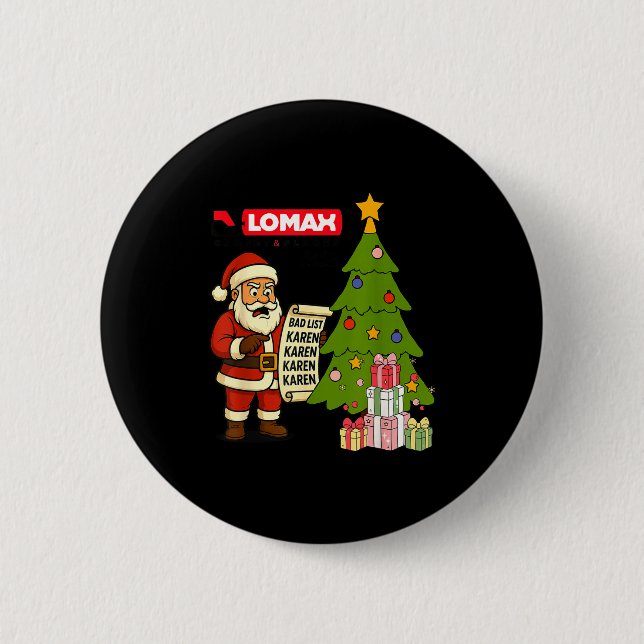 Funny Christmas  Button (Front)