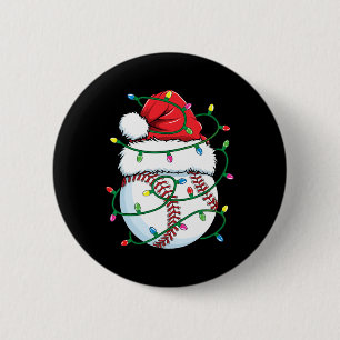 Funny Christmas Bysebyll Santa Hat Men Boys Xmas L Button