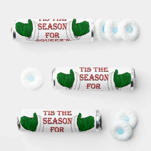 Funny Christmas Candy Personalized Breath Savers  Breath Savers Mints