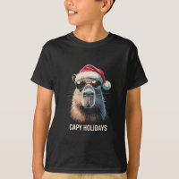 Funny Christmas Capy Holidays Xmas Capybara