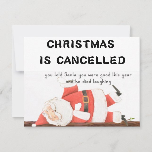 Funny Christmas Card (Front)