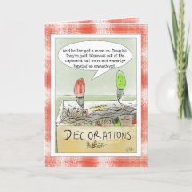 Funny Christmas Card: A Problem With The Lights