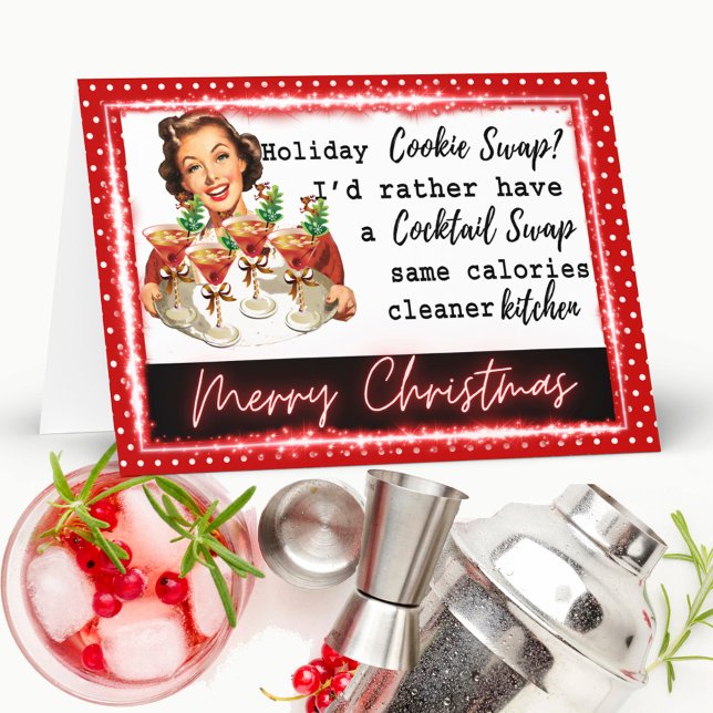 Funny Christmas Card Best Friend "Cookie Swap" (Creator Uploaded)