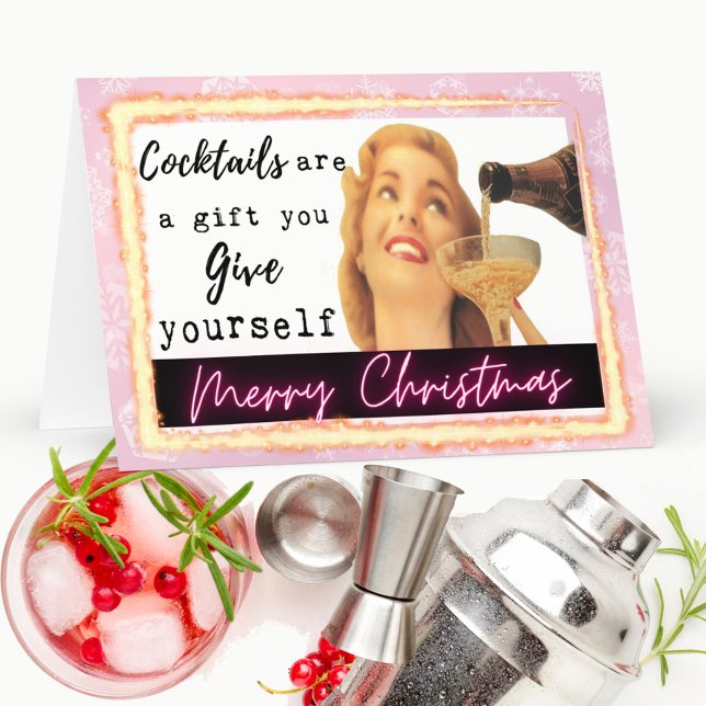 Funny Christmas Card Best Friend "Gift Yourself" (Creator Uploaded)