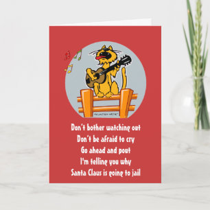 Funny Christmas card by Kountry Kats