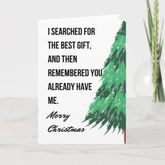 Funny Christmas Card for Friends & Family