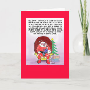 Funny Christmas Card For Gamers