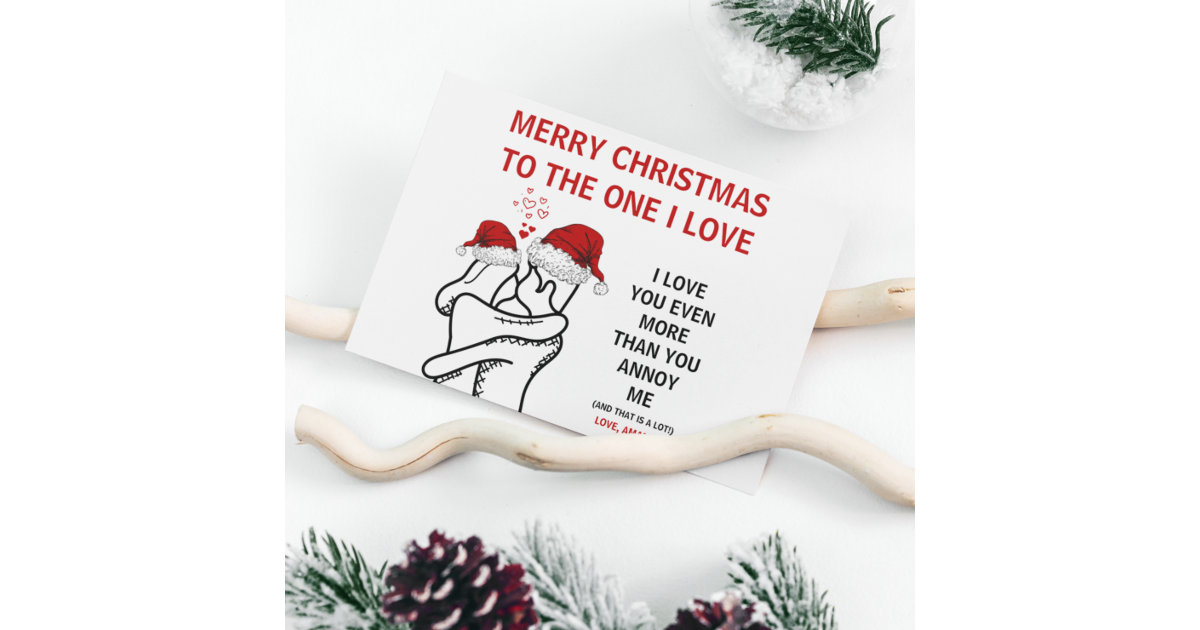  Funny Christmas Cards with Envelopes, Naughty Christmas Gifts  for Boyfriend Husband Men, Unique Christmas Gift ideas for Him, Cute Merry  Christmas Card Gifts from Wife Girlfriend : Everything Else