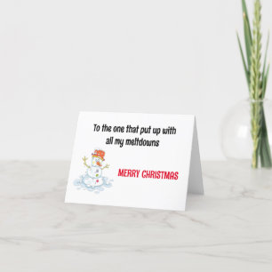 Funny Christmas Card, Holiday Card