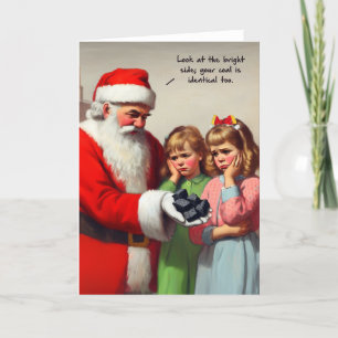 Funny Christmas Card - On The Naughty List