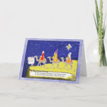 Funny Christmas Card: The Three Kings