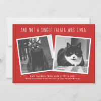 Funny Christmas Cards for Naughty Pet Owners