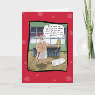 Funny Christmas Cards: Naughty and Nice Rules Holiday Card