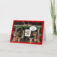 Funny Christmas Cards | Rudolph Reindeer Games at Zazzle