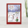 Funny Christmas Cards: Size Matters Holiday Card