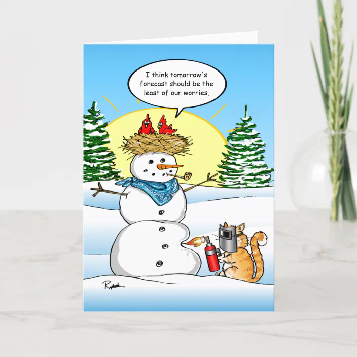 Funny Christmas Cards Tabby Cat Holiday Greeting Zazzle Com