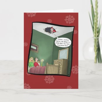 Funny Christmas Cards: The Accident Holiday Card by humorzonecards at Zazzle
