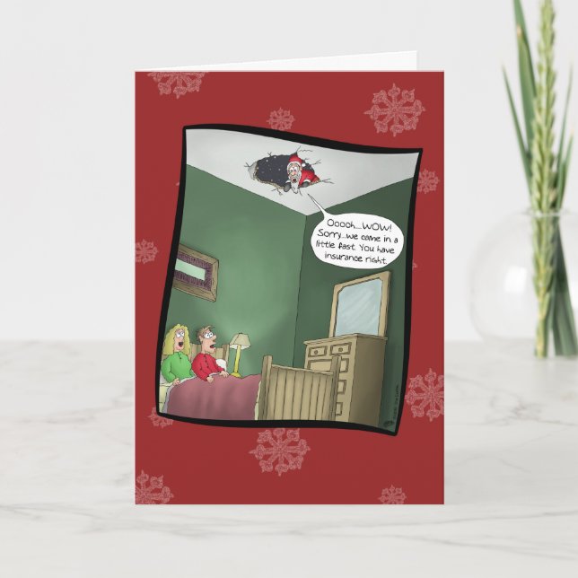 Funny Christmas Cards: The Accident Holiday Card (Front)