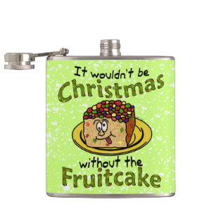 Funny Christmas Retro Rum Drinking Woman Holiday Hip Flask, Zazzle